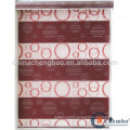 Double layer venetian blinds transparent pvc window blinds